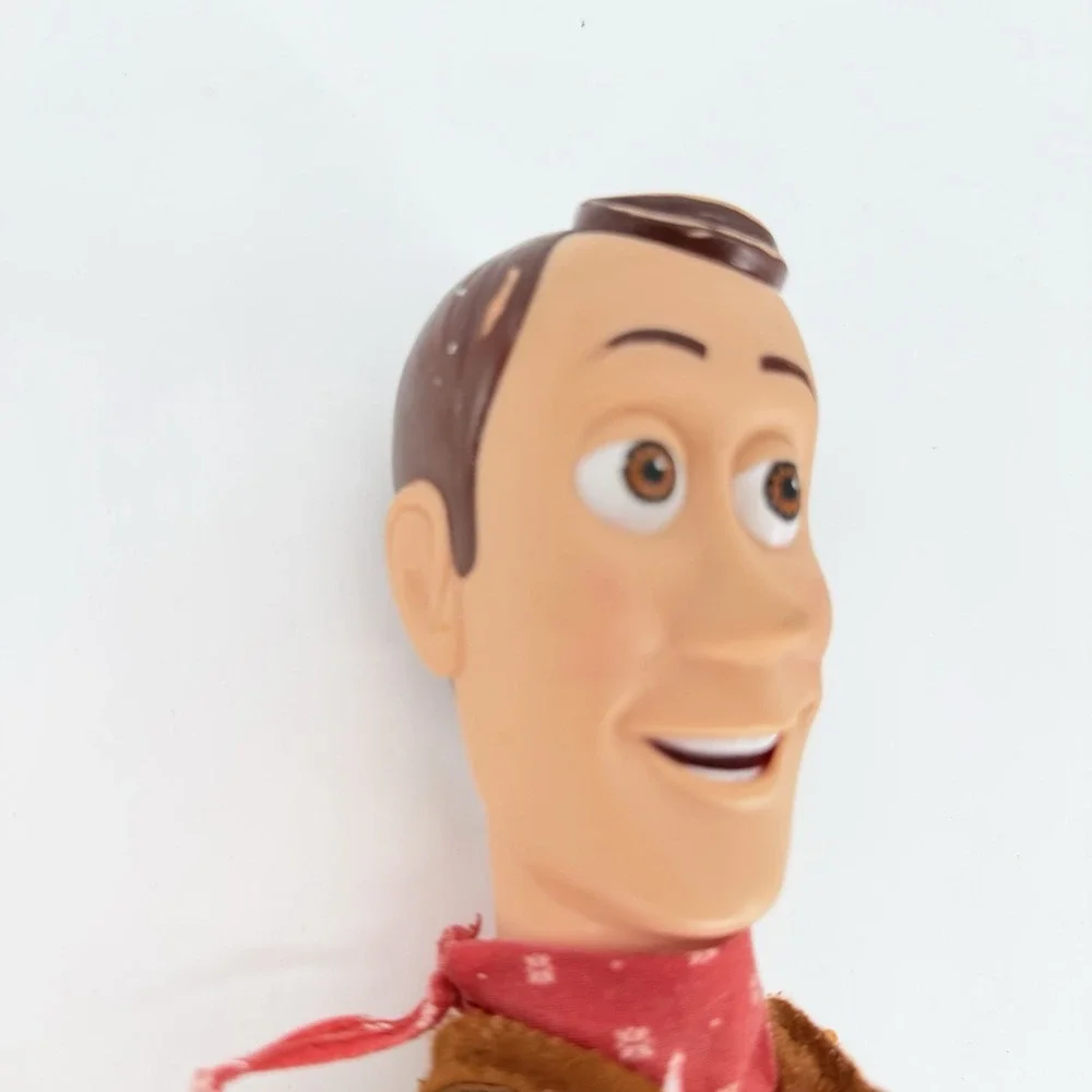 Toy Story Adventure Woody Talking Doll 2006 Hasbro Works Rare Brown Shirt